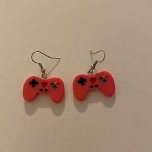 Cute gamer earrings